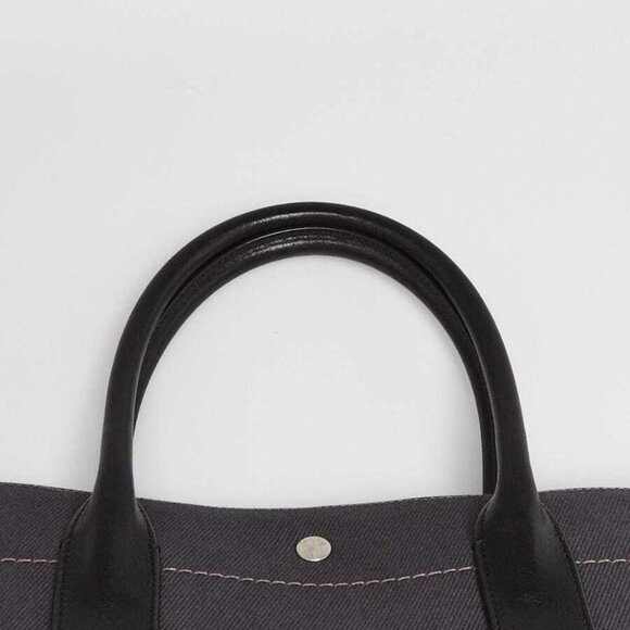 Yves Saint Laurent Grey Canvas Rive Gauche North/South Tote Bag - Picture 5 of 9